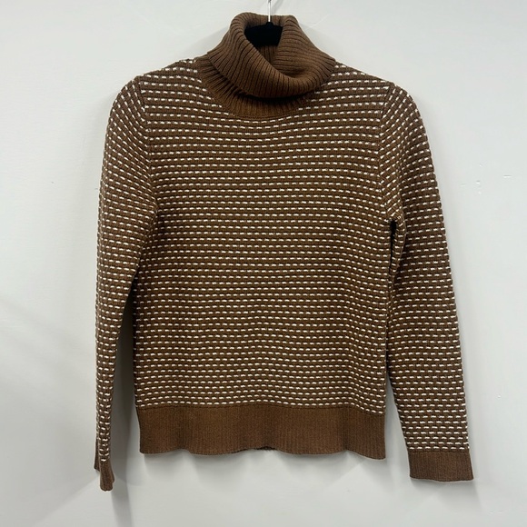 J. Crew Factory Sweaters - JCREW Turtleneck Sweater Tan Cream XS